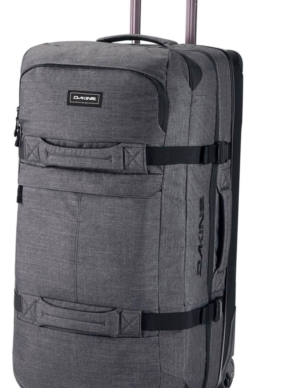 NWT Dakine Split Roller 110L Wheeled Ski/Snowboard Travel Bag Carbon Gray